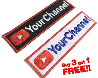 YouTube personalized IRON ON PATCH funny patches Badge Devil Patch Applique custom
