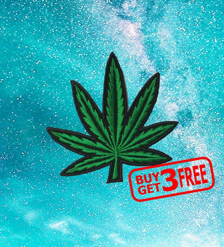 Weed Applique IRON ON PATCH funny patches Weed Patch Marijuana Etsy