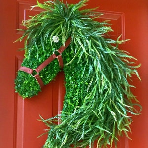 Horse Head Wreath, Horse Wreath, Large Horse Head Wreath, Large Horse Wreath, Equine Lovers Horse Wreath, Farm House Horse Wreath,