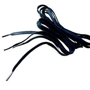 Shoe Lace Dark Navy Blue Polyester Shoelaces Bootlaces Sport Sneakers Gym Shoes Boots Laces Accessories Women Men Unisex Sport Wear