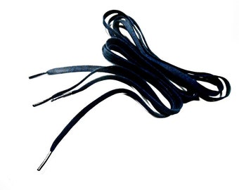 Shoe Lace Dark Navy Blue Polyester Shoelaces Bootlaces Sport Sneakers Gym Shoes Boots Laces Accessories Women Men Unisex Sport Wear