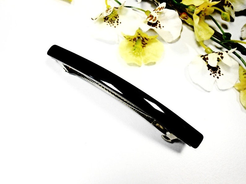 Hair Barrette Black Hair Pin Clip Barettes Hair Barretts Hair Etsy