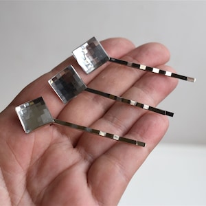 Set of 3 Hair Clip Bobby Pin Crystal Glitter Geometric Slide Hairpins Clips Pin Accessories Bun Holder Maker Women Girl Gift Hairstyle