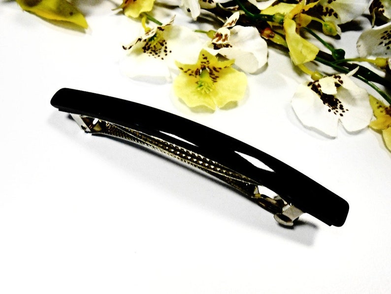 Hair Barrette Black Hair Pin Clip Barettes Hair Barretts Hair Etsy