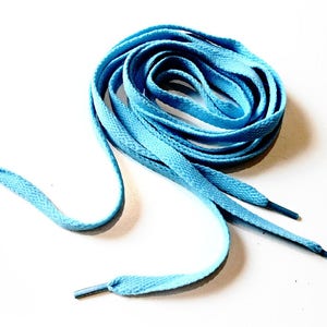 Shoe Lace Light Blue Polyester Shoelaces Bootlaces Sport Sneakers Gym Shoes Boots Laces Accessories
