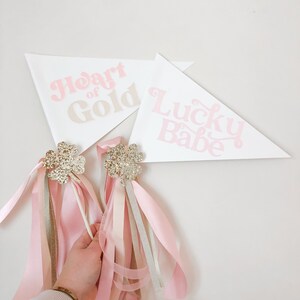 Heart of Gold St. Patrick’s Day Pennant Flag