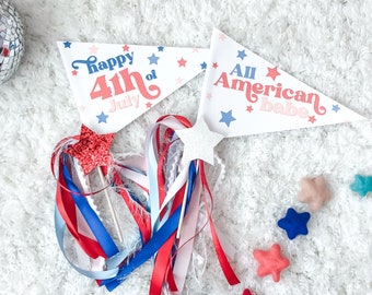 4th of July Pennant Flag