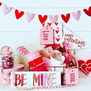 Happy Valentines Day Pennant Flag