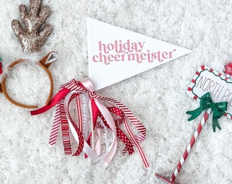 Holiday Cheermeister Christmas Pennant Flag