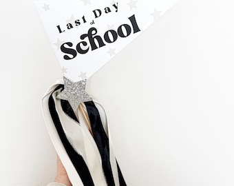 Last Day of School Pennant Flag