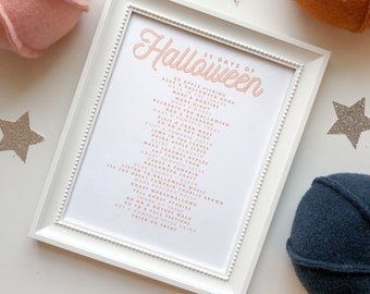 31 Days of Halloween Countdown