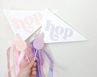 Hop Easter Pennant Flags