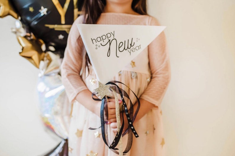 New Years Eve Party Pennant Flag