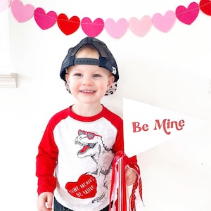 Be Mine Valentines Day Pennant Flag