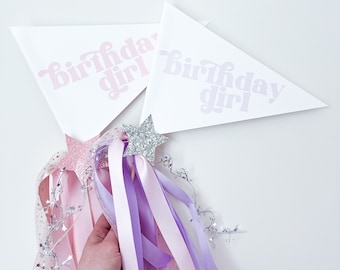 Birthday Girl Pennant Flag