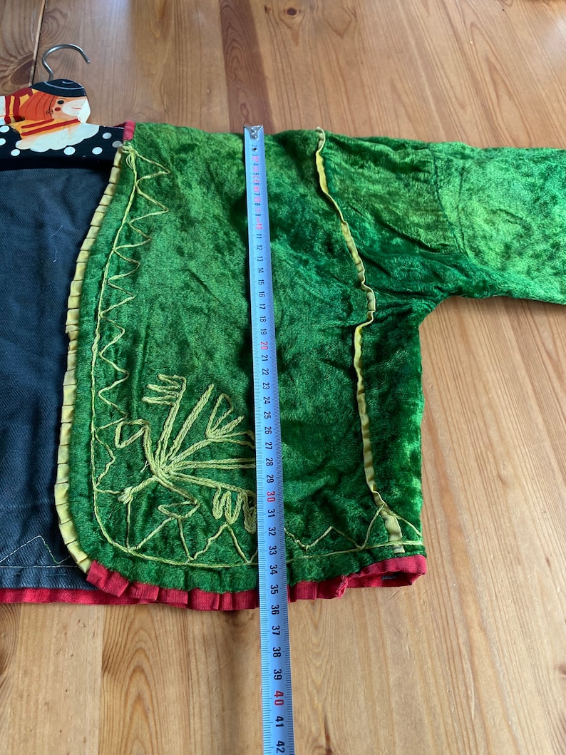 velvet Ottoman Greek antique vest handmade jacket antique embroidery vintage