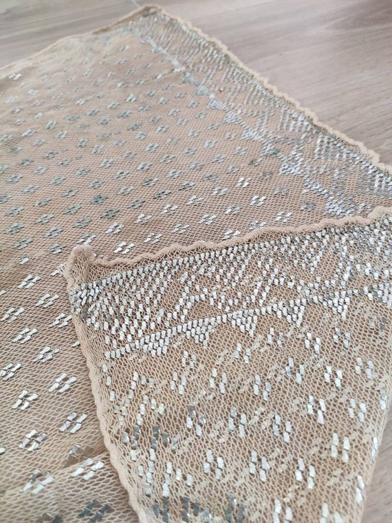 Egyptian antique scarf, Azute Shawl, tablecloth,