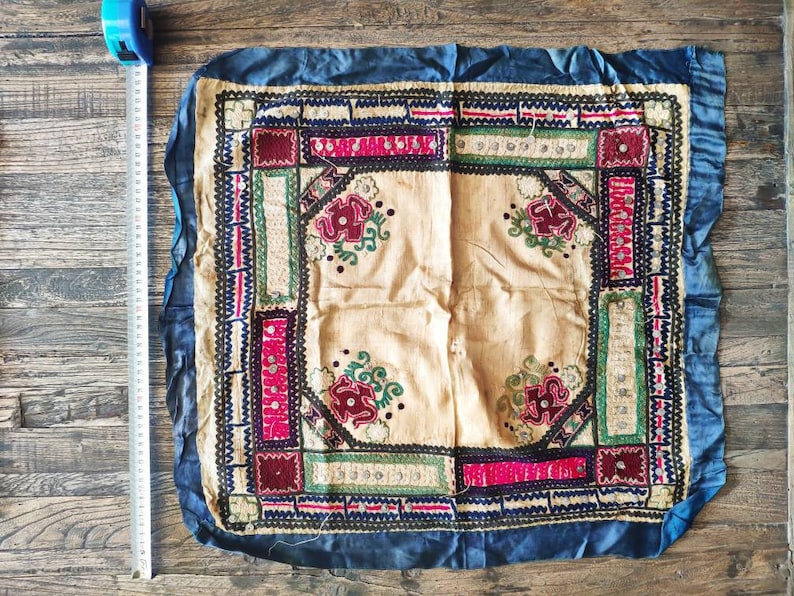 Tajik embroidery fabric antique vintage handmade | Etsy