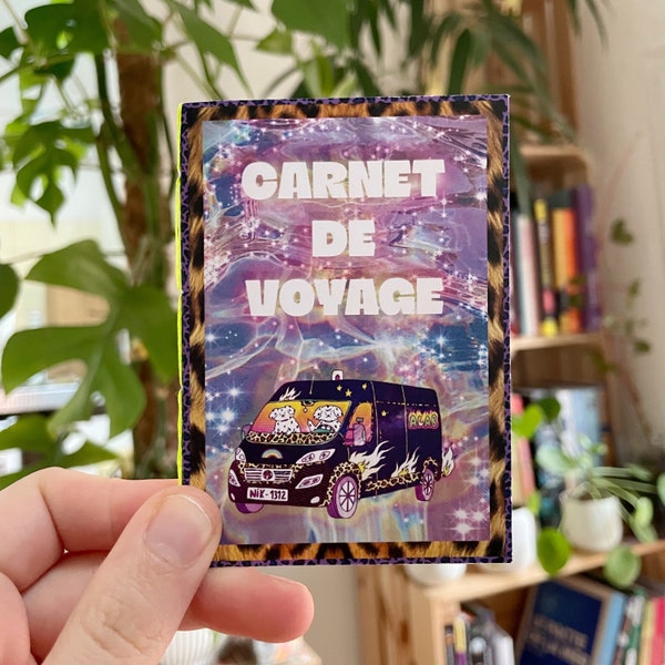 Mini carnet de voyage - handmade