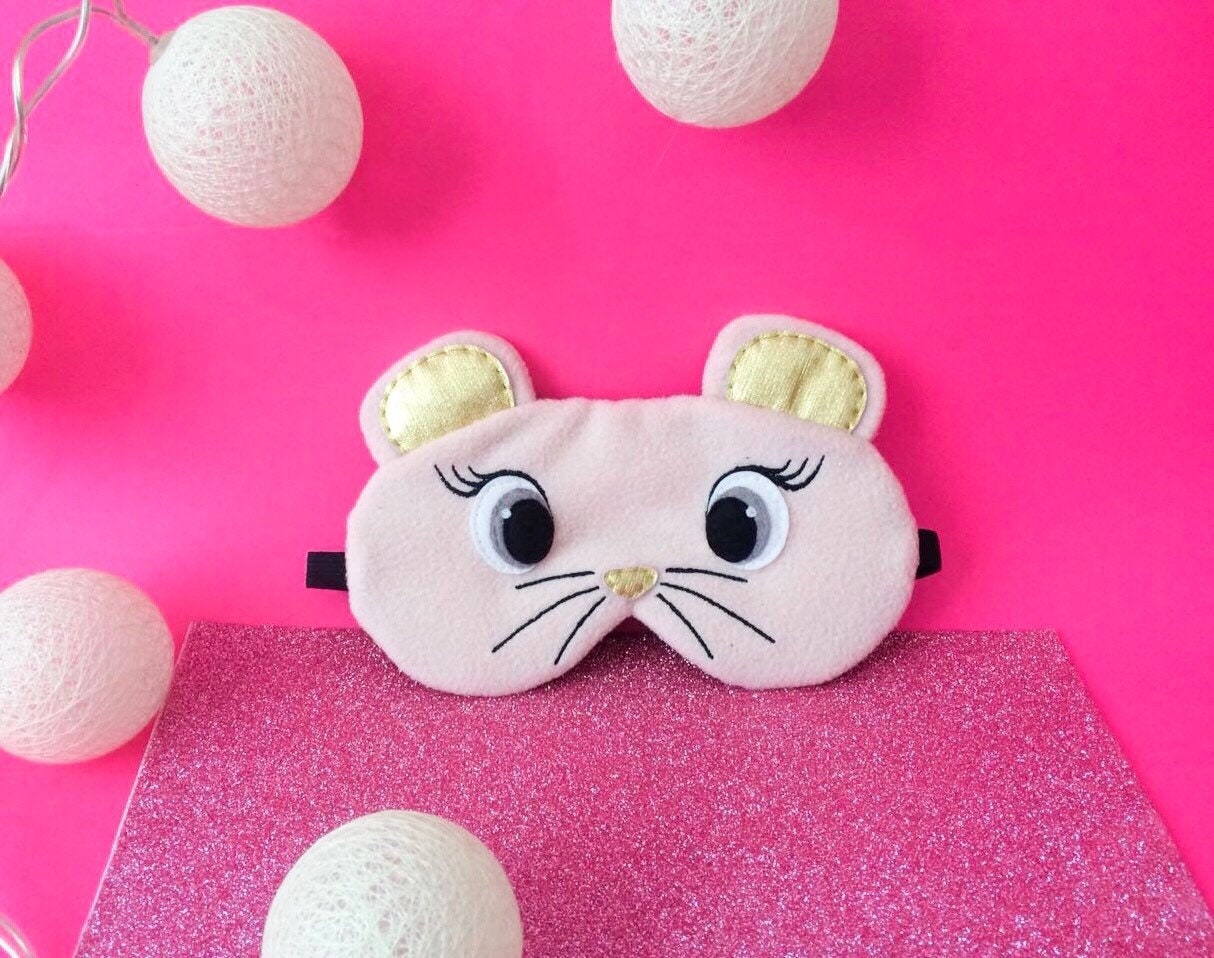 Mouse sleep mask Eye Mask Sleeping mask Funny Sleep mask for Etsy