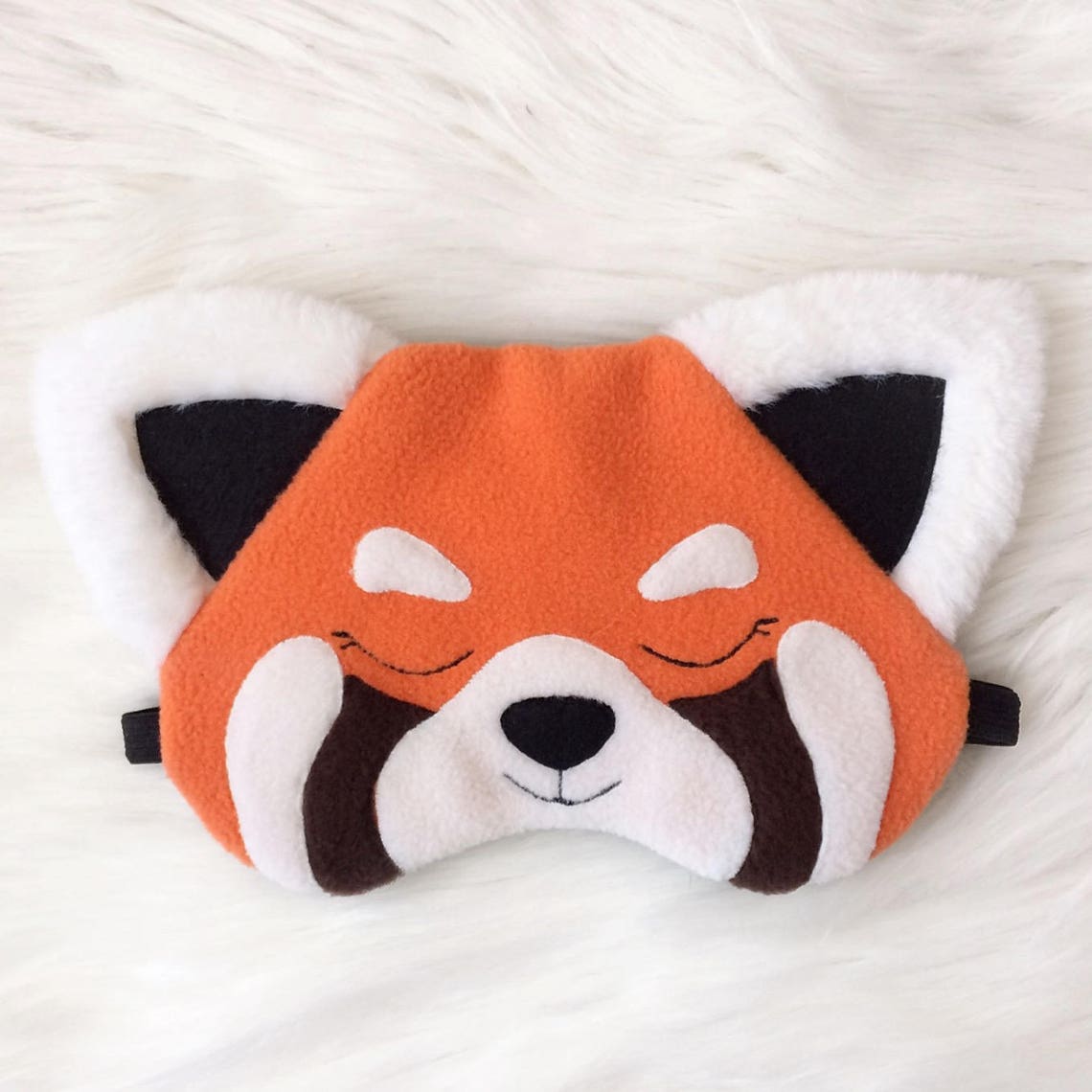Red panda sleep mask Sleep mask Sleeping mask Sleep mask Etsy