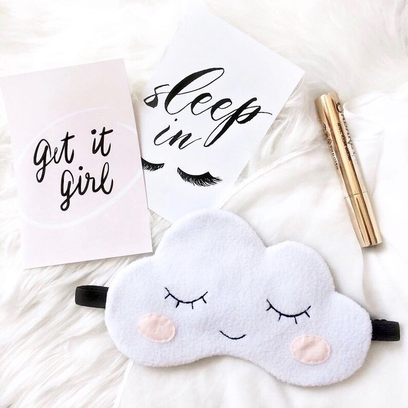 Cloud sleep mask Baby shower Cute Funny Eye Mask Kawaii Soft Etsy