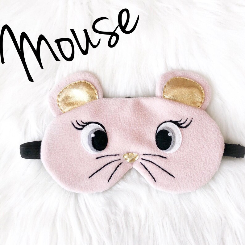 Mouse sleep mask Eye Mask Sleeping mask Funny Sleep mask for Etsy