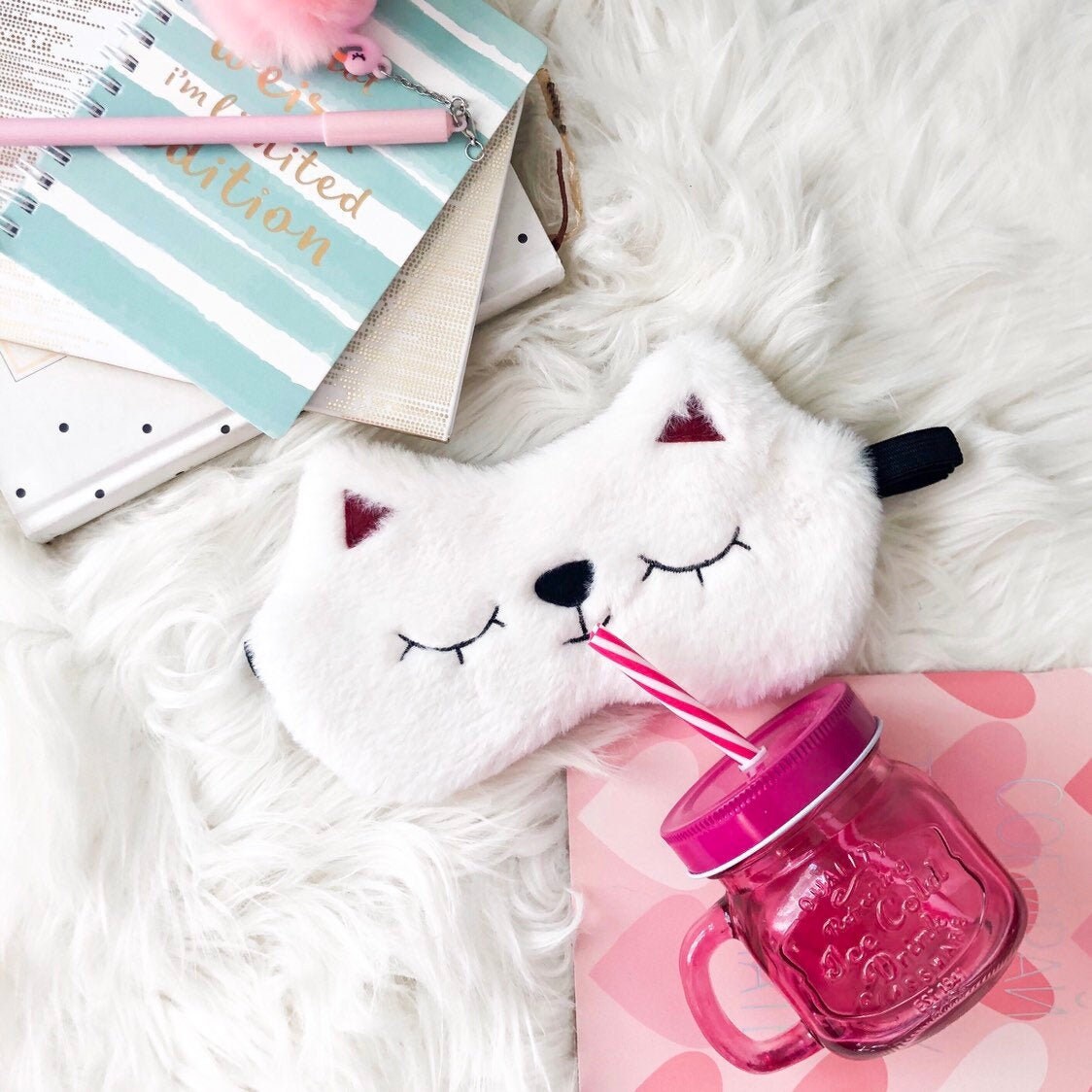 Cat sleep mask Eye mask Holiday gift Eye Mask Sleep mask for Etsy