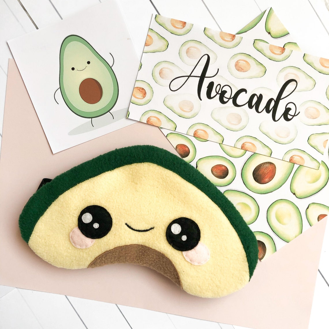 Avocado sleep mask Funny Eye Mask Vegan Vegetarian Sleeping Etsy
