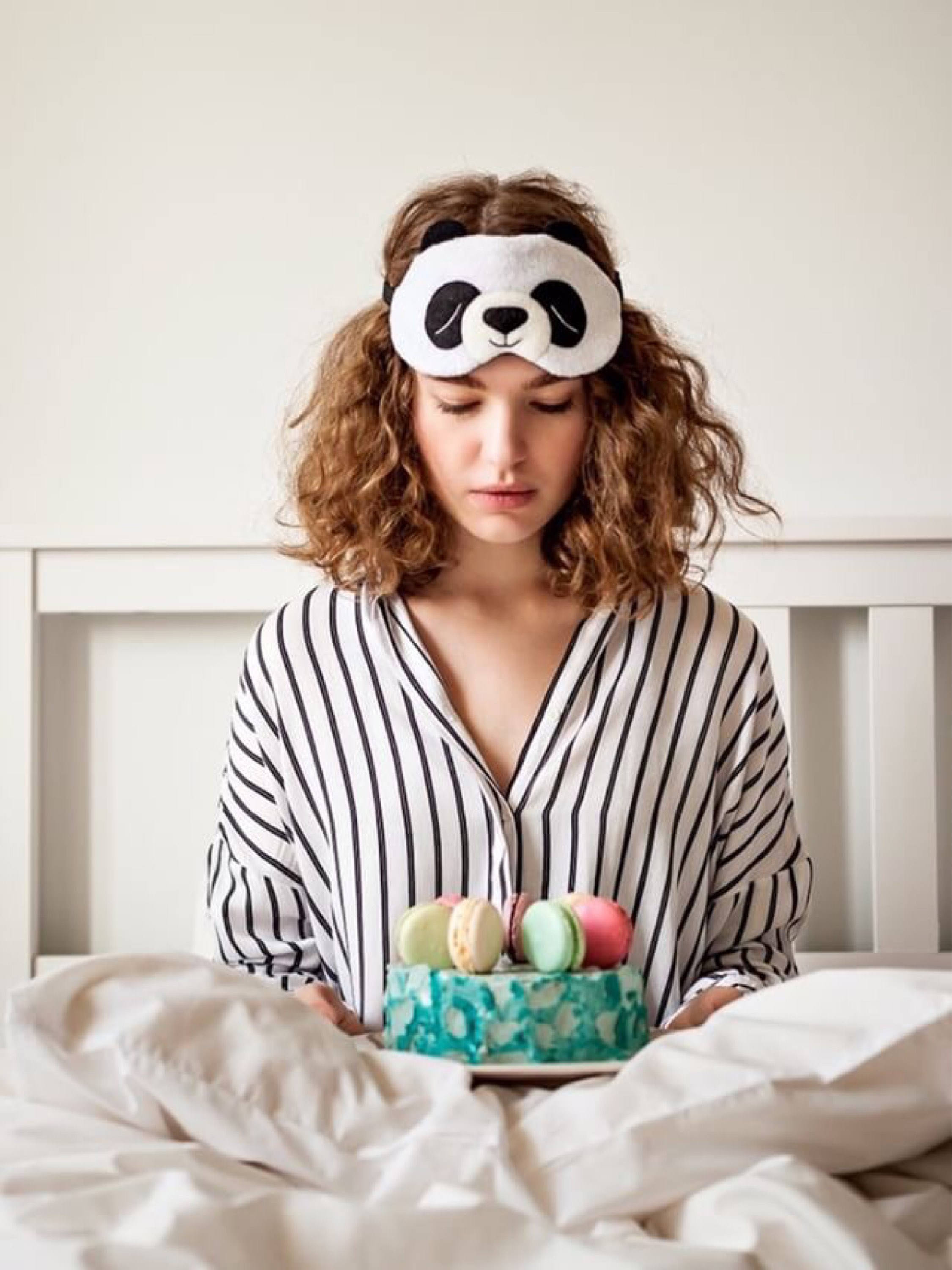 Panda sleep mask Animal Sleeping mask Sleep mask for women | Etsy
