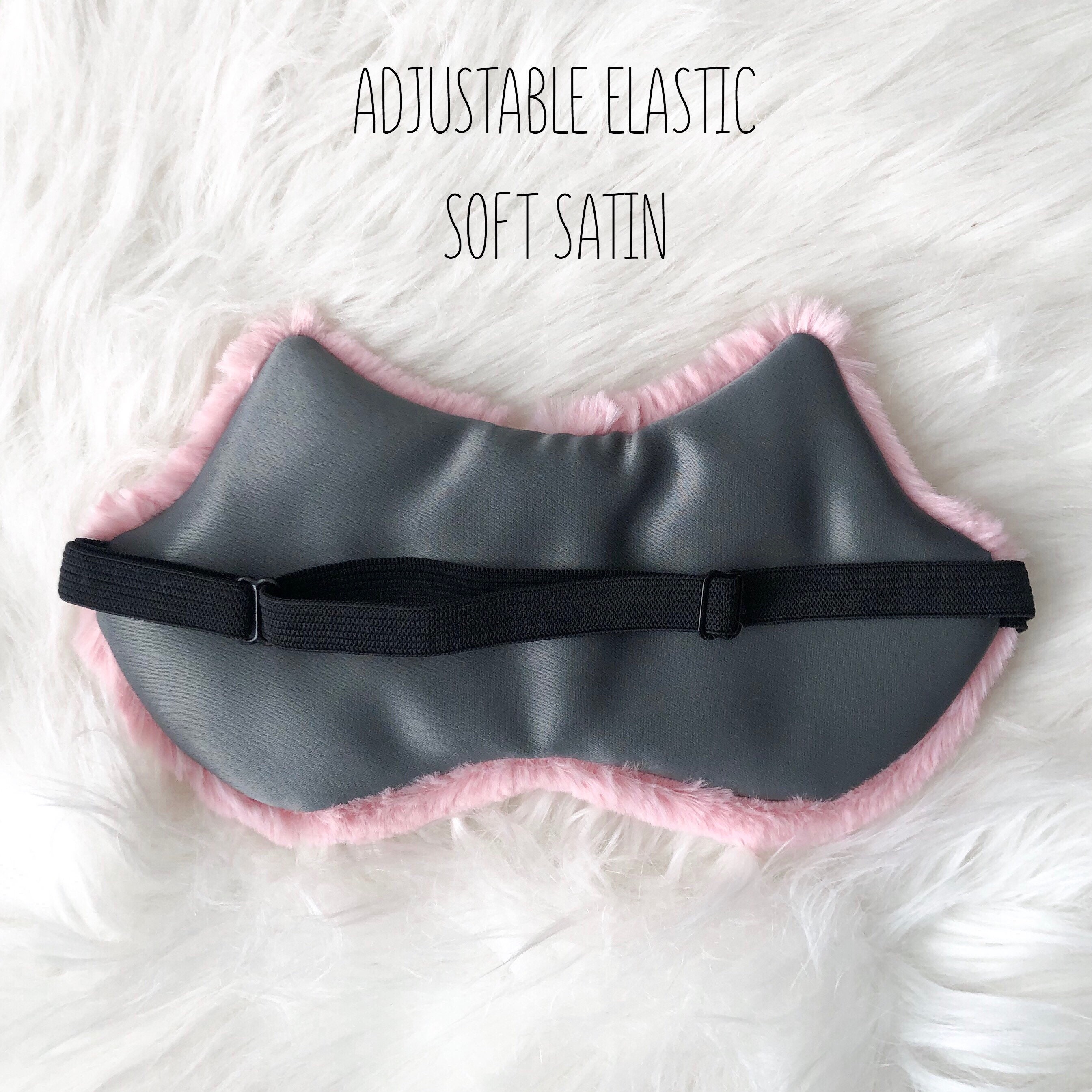 Cat sleep mask Sleepy Kitty Sleeping mask Fluffy Sleep mask Etsy