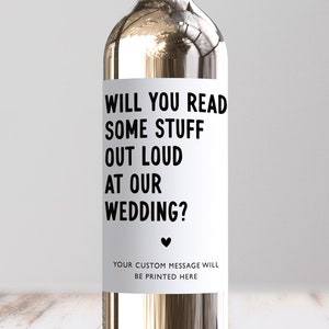 Étiquette de vin personnalisée : allez-vous lire à haute voix