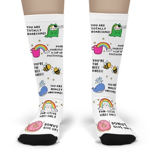 Surely Not Everybody Was Kung Fu Fighting Novelty Crew Socks Kung Fu Socks  Funny Phrases Socks Funny Martial Arts Gift for Him 