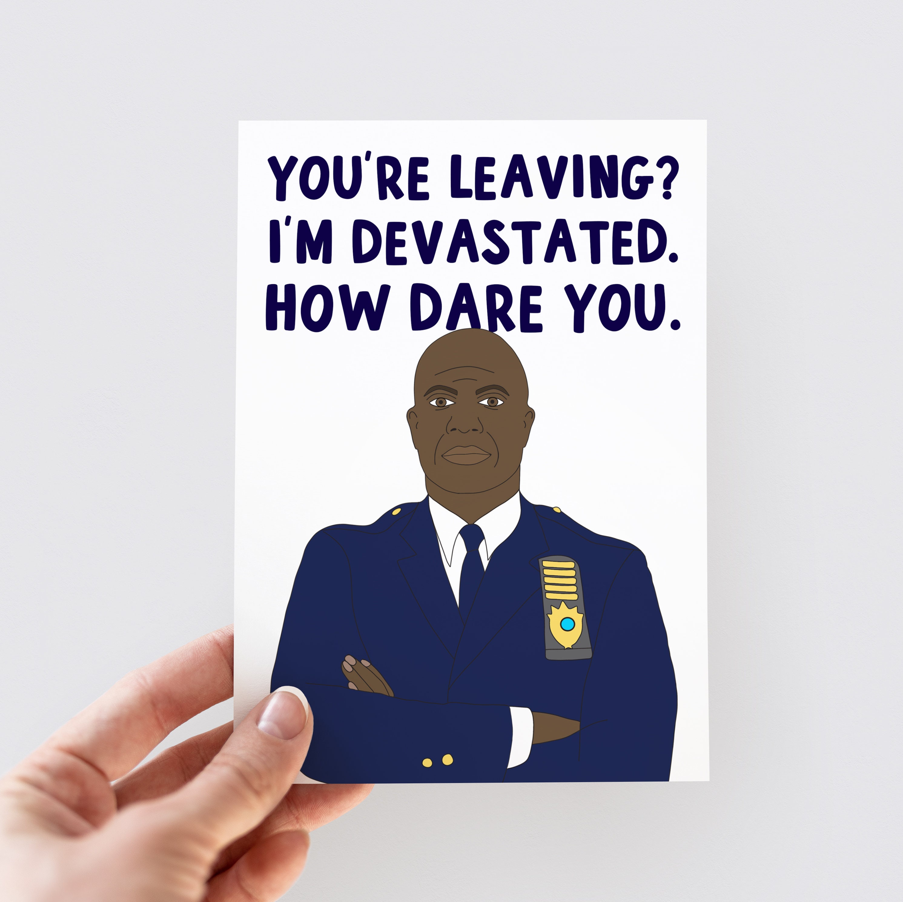 Captain Holt Leaving New Job Brooklyn 99 Card I Am Ecstatic - Etsy Captain Holt Leaving New Job Brooklyn 99 Card I Am Ecstatic - Etsy
