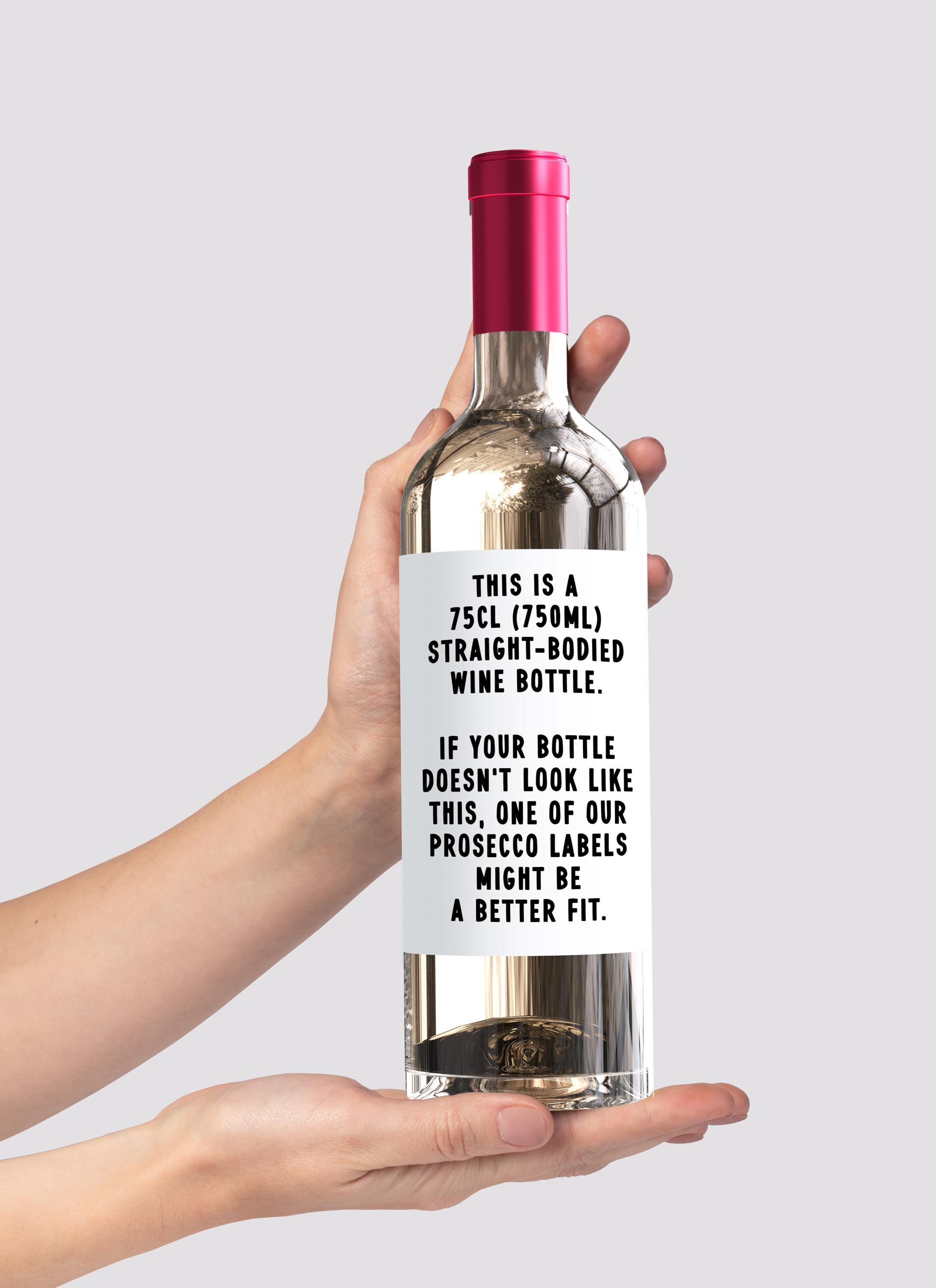 Funny Wine Bottle Label For New Mum - Baby Shower Gift, Rude/Humorous Design For Boy Or Girl