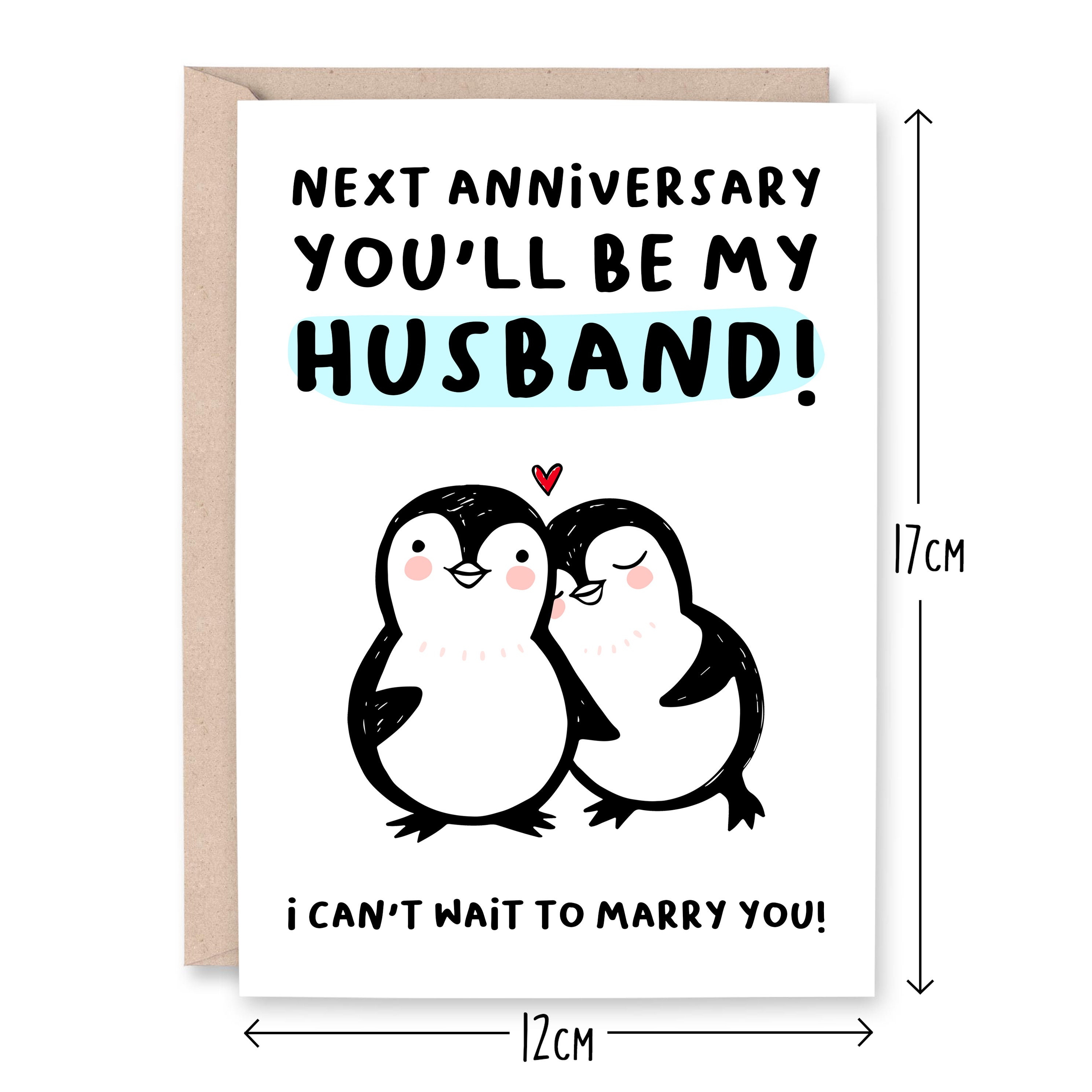 Next Anniversary Youll Be My Husband Card Last