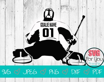 Hockey Goalie Cricut Etsy