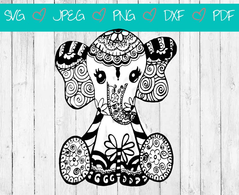 Free Free 111 Baby Elephant Mandala Svg Free SVG PNG EPS DXF File