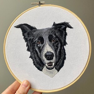 Custom pet portrait | Pet portrait | Embroidered Pet Portrait | Pet Portrait Embroidery | Custom Embroidery | Hand Embroidery