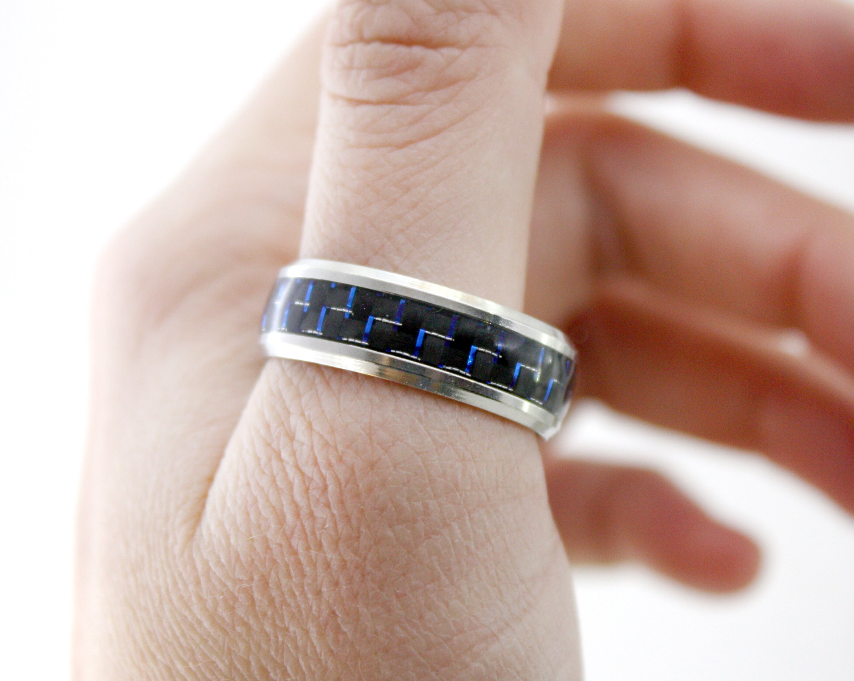 Fashion black men ring Modern mens wedding ring Tungsten ring Etsy