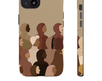 Hijabi - iPhone Case (Multiple Sizes), Hijabi Phone Case, Muslim Phone Case, Islamic Phone Case, Jilbab, Hijab, Muslim Sisters