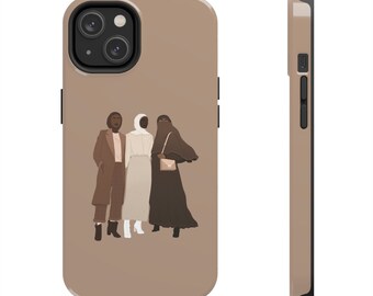 Hijabi Trio - Tough Phone Cases (Multiple Sizes), Hijabi Phone Case, Muslim Phone Case, Islamic Phone Case, Niqab, Hijab, Muslim Sisters