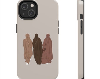 Sisterhood - Tough Phone Cases (Multiple Sizes), Hijabi Phone Case, Muslim Phone Case, Islamic Phone Case, Jilbab, Hijab, Muslim Sisters