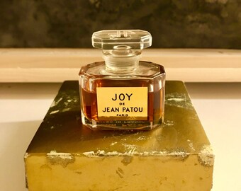 Joy perfume bottle | Etsy Antique Joy jean patou black glass