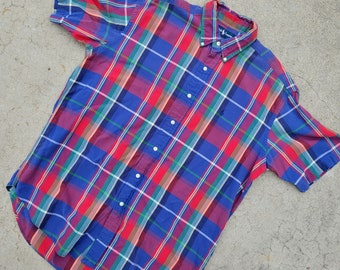 vintage Polo Ralph Lauren plaid shirt, large