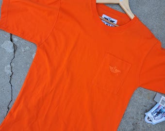 new old stock vintage Dockers pocket tee, oversized youth large
