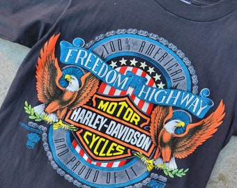 vintage 1990 Harley-Davidson tee, medium