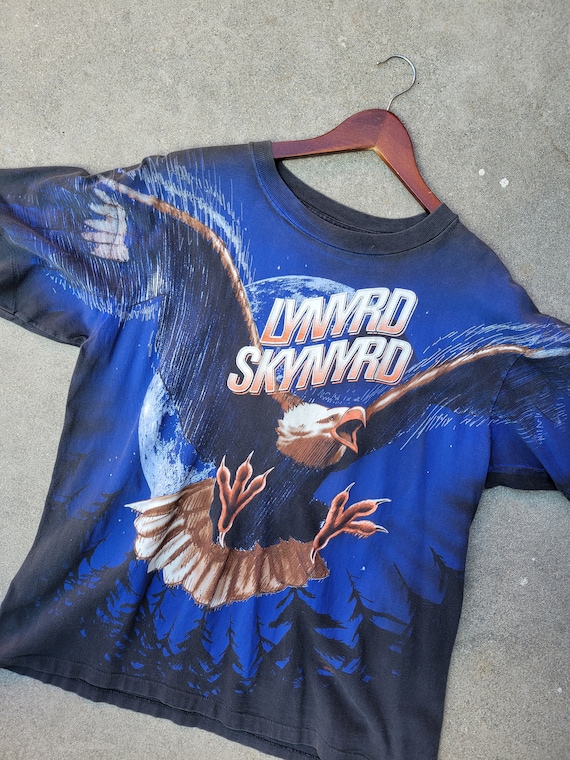 Vintage AOP Lynyrd Skynyrd Tee, Large - Etsy