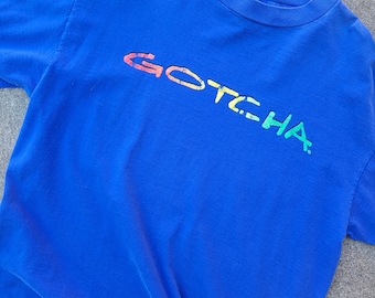 vintage Gotcha surf tee, boxy XL