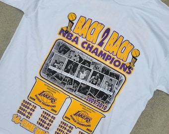 vintage Lakers Championship tee, large